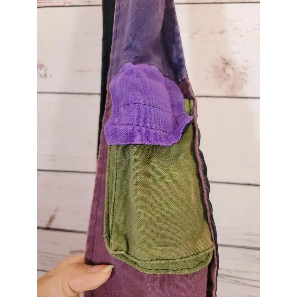 Mackinac Multicolor Hippie Boho Slouch‎ Hobo Sling Nepal Cross Body Shoulder Bag